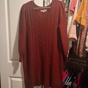 Loft Plus Size 14 Sweater Dress